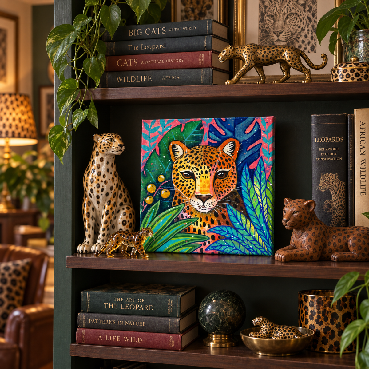 Jungle Leopard — Canvas Art Print