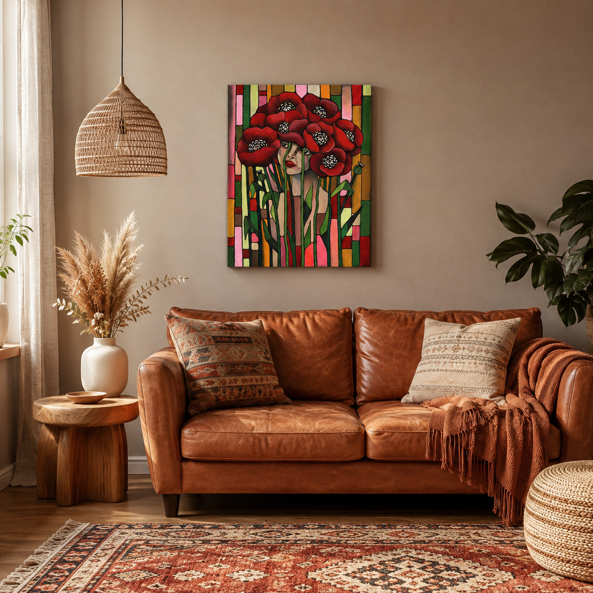 Red Poppy - Canvas Print