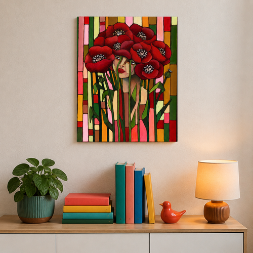 Red Poppy - Canvas Print