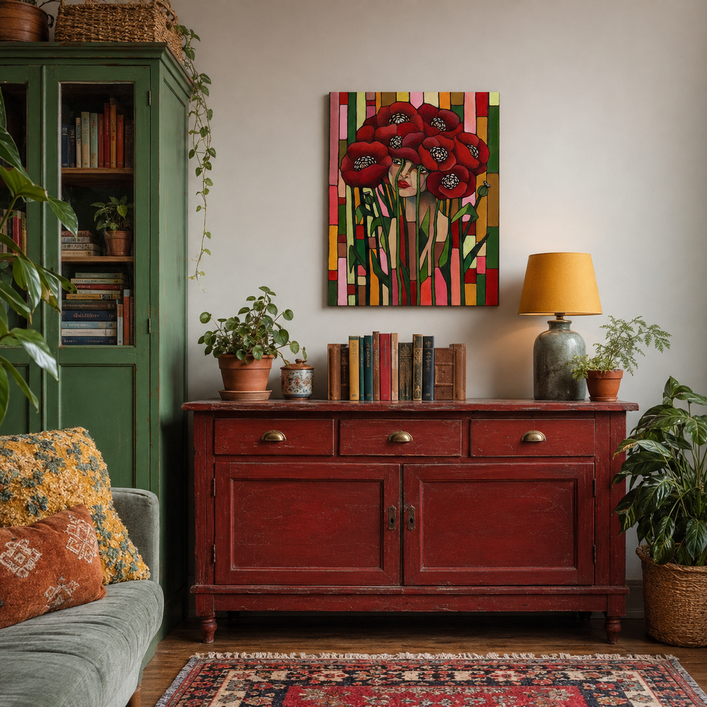 Red Poppy - Canvas Print