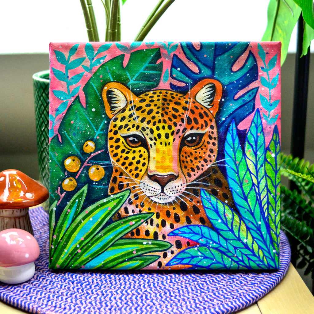 Jungle Leopard - Original Acrylic Painting
