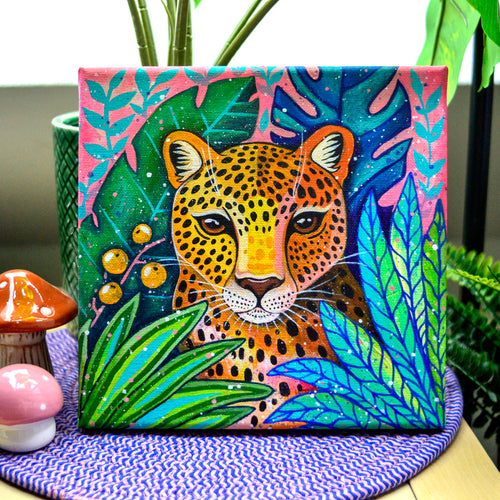 Jungle Leopard - Original Acrylic Painting