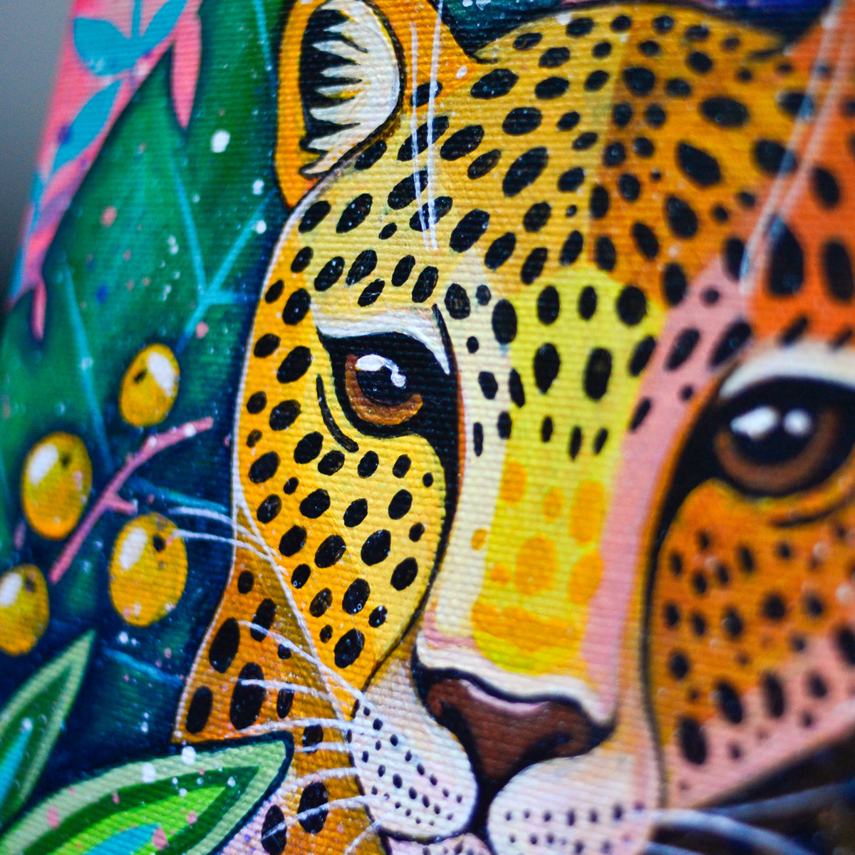 Jungle Leopard - Original Acrylic Painting