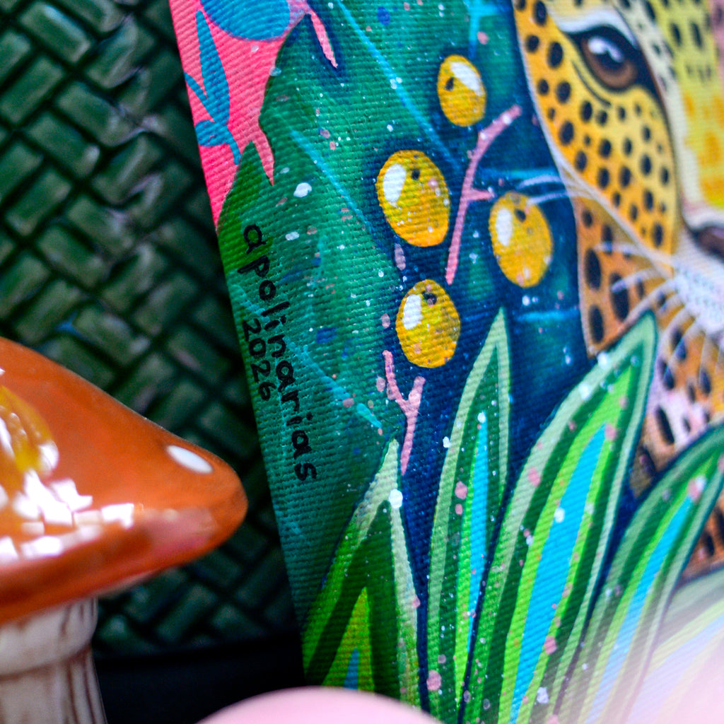 Jungle Leopard - Original Acrylic Painting
