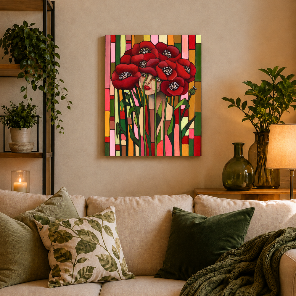 Red Poppy - Canvas Print